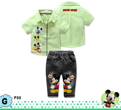 setelan anak mickey mouse